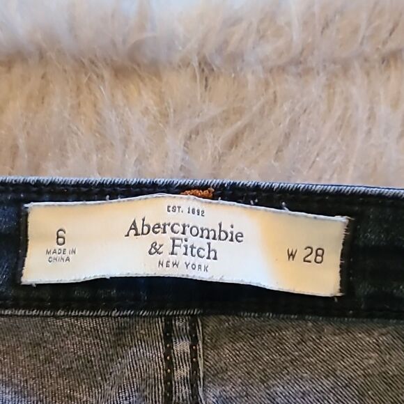 Abercrombie and fitch womens high waisted‎ skinny stretch jeans size 6 - Picture 3 of 5